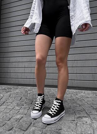 Converse white black7 фото