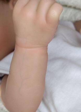 Лялька реборн дівчинка новонароджена вініл-силіконова можна купати npk 42 см (м1342058)4 фото