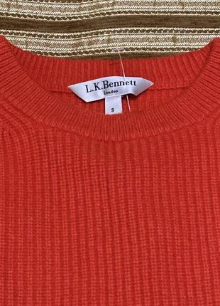 Светр l. k. bennett london wool/cashmere sweater кашеміровий/вовняний кашемір/вовна джемпер/пуловер/кардіган/кофта2 фото