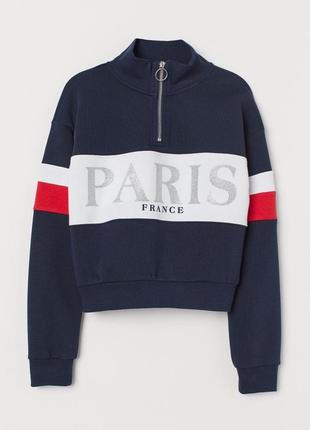 Свитшот худи на флисе 9-10 лет h&m