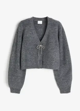 Свитер/кофта/блуза/кардиган/пуловер h&amp;m (размер xs) со стразами