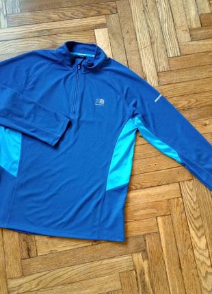 Чоловічий спортивний лонгслів karrimor quarter zip running