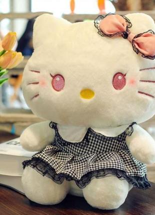 М'яка іграшка hello kitty хелло кітті 30 см рожевий бант