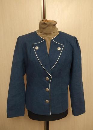 Дакнт, піджак. хроманію. льон і шерсть. чортополох