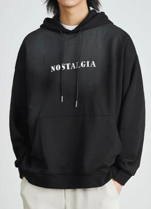 Худые черное с принтом nostalgia