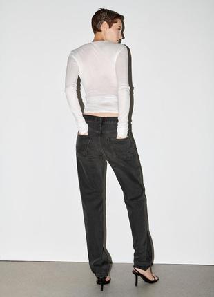 Длинные свободные джинсы от zara woman, 36р, оригинал3 фото