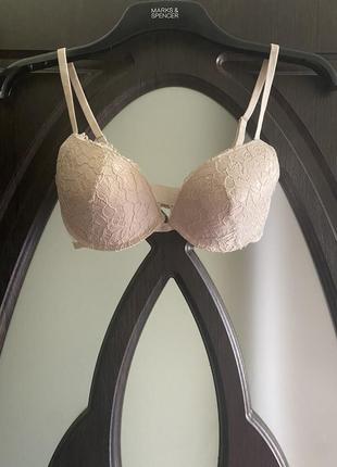 Шикарний, базовий, ажурний, бюстгальтер, в ніжно кремовому, кольорі, від бренду: primark🫶