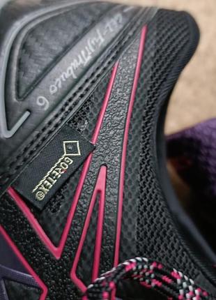 Kросівки оригінальні бігові трейлові gore-tex asics gel trabuco ver.6 яркого кольору3 фото
