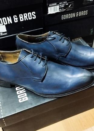 Бездоганні класичні шкіряні туфлі німецького бренду чоловічого взуття gordon & bros.3 фото