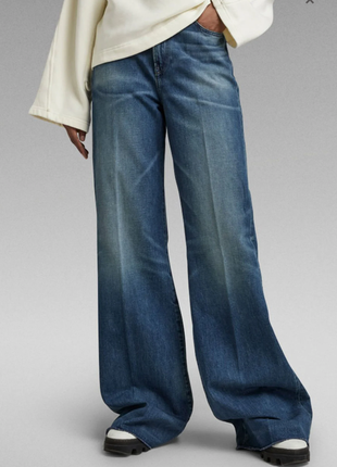 G-star raw, произведенные в итальялии новые джинсы,клеш от колена 29/32 р1 фото