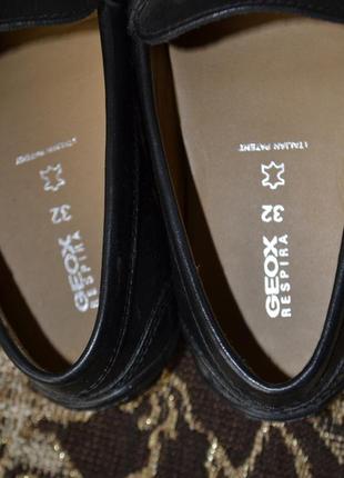 Geox стильные мокасины туфли 32р кожа3 фото