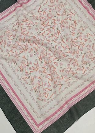 Emilioni, платок шелковый, подписной, винтажный.3 фото