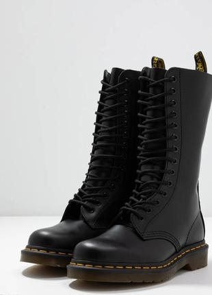 Черевики dr martens 1914 black smooth шкіряні високі сапоги кросівки чоботи 1b603 фото