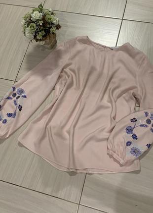 Шикарна блуза f&f, розмір 14, л/хл1 фото