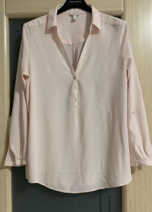 Базовая легкая блуза, esprit, размер 16, хл/л8 фото