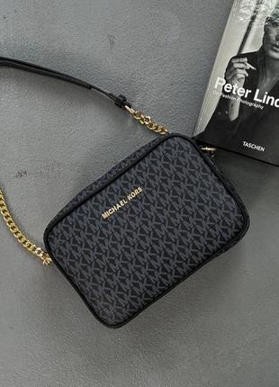 Michael kors jet set dark blue сумка2 фото