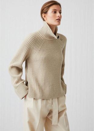 Arket вовняний светр, джемпер із високим коміром1 фото