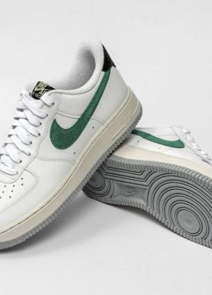 Кроссовки оригинал nike air force 1 low white malachite артикул: dr8593-100 самых эр форс original1 фото