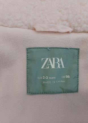 Куртка зі штучного хутра від бренду zara6 фото