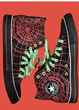 Кеди кросівки converse all star spiders * inclusive конверс ол стар 70 високі унісекс1 фото