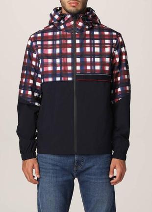 Мужская ветровка tommy hilfiger tech printed hooded jacket