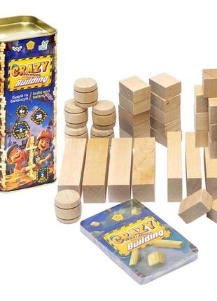 Развивающая настольная игра "crazy balance building" cbb-01, 28 карт заданий