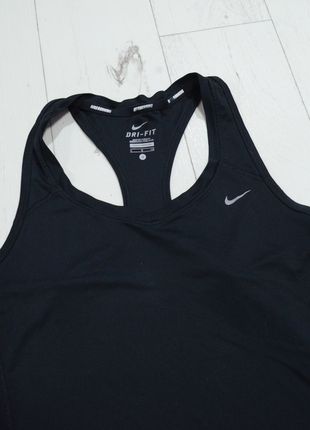 Nike dri-fit оригинальная майка черная брендовая для бега или спортзала3 фото