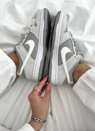 Кросівки nike sb dunk grey8 фото