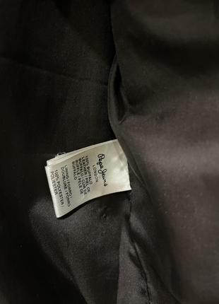 Куртка шкіряна pepe jeans buffalo leather розмір м оригінал8 фото