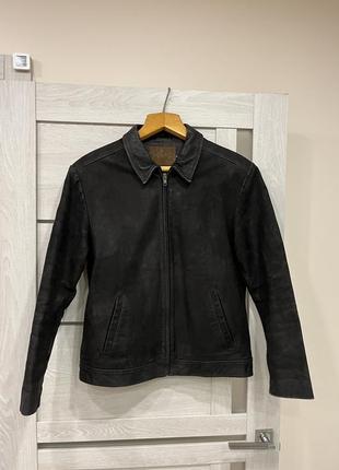 Куртка шкіряна pepe jeans buffalo leather розмір м оригінал7 фото
