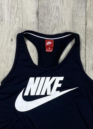 Nike майка s размер спортивная черная с лого оригинал3 фото