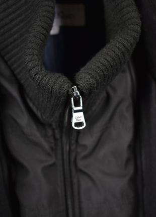 Calvin klein чоловіче пальто чорне вовняне з підкладкою розмір6 фото