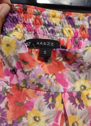 Летние лёгкие цветочные брюки палаццо aa&zz8 фото