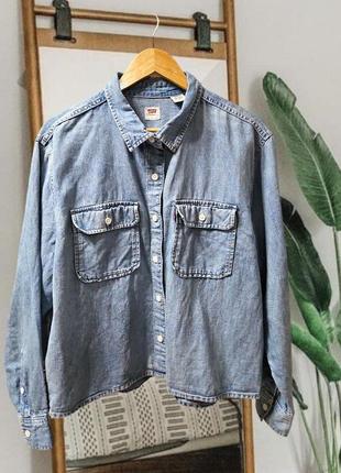 Джинсова сорочка оверсайз levis