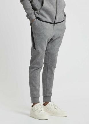 Оригинальные брюки из дopoгиx колeкций nike tech fleece carbon\grey