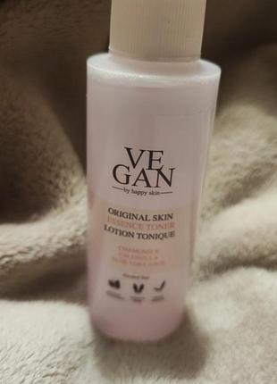 Тонер vegan by happy skin original skin essence3 фото