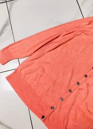 Персиковый кардиган свитер батал большой размер marks & spencer 4хл5 фото