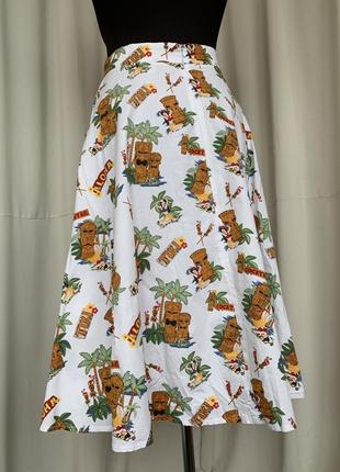Banned юбка пенап ретро стиль гавайская8 фото