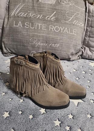 Стильні сапожки lazamani нат шкіра