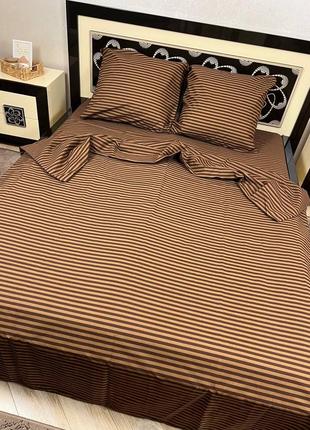🏠🏠 постіль бязь голд коричнева