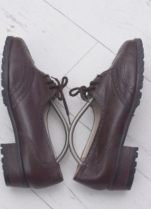 Bally vasano shoes leather brown корчиневі броги мокасини туфлі вінтажні5 фото