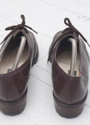 Bally vasano shoes leather brown корчиневі броги мокасини туфлі вінтажні8 фото