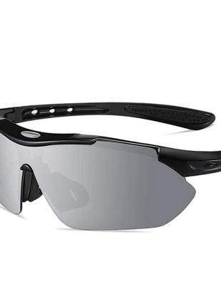Спортивные зеркальные очки цвет трендовые женские мужские солнцезащитные стильные  велоспорта y2k