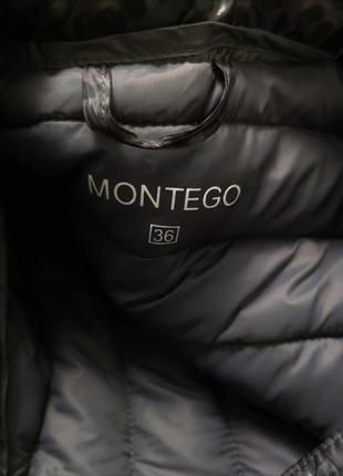 Стеганая куртка montego animal print/7777/5 фото