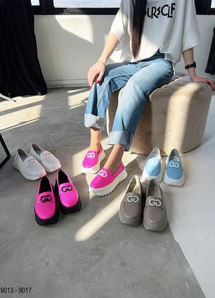 🔹лоферы на утолщенной подошве