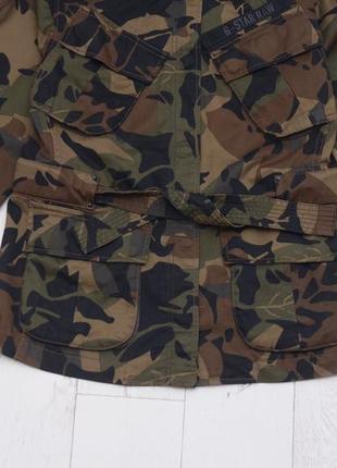 G-star raw chisel belted field jacket camo militari y2k камуфляжна куртка камо принт9 фото