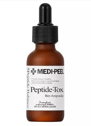 Антивікова сироватка з ліфтинг-ефектом medi-peel peptide-tox bor ampoule 30 мл2 фото
