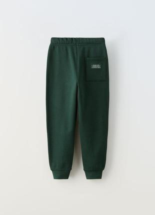 Zara фирменные спортивные штаны на мальчика трикотажные базовые джоггеры зара оригинал2 фото