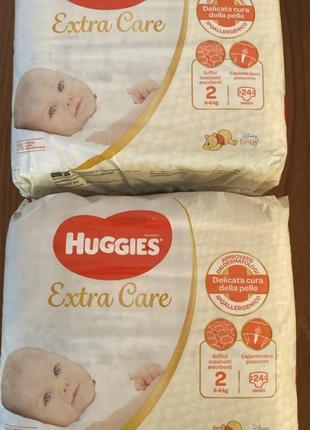 Haggies extra care 2-24 шт.