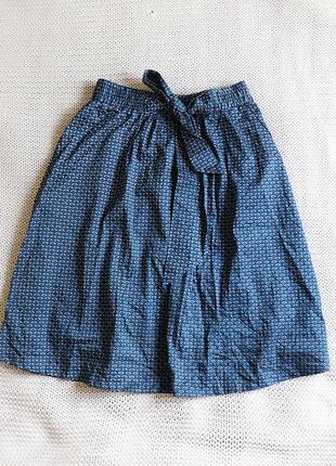 Новая юбка с кармашками, хлопок, размер 46